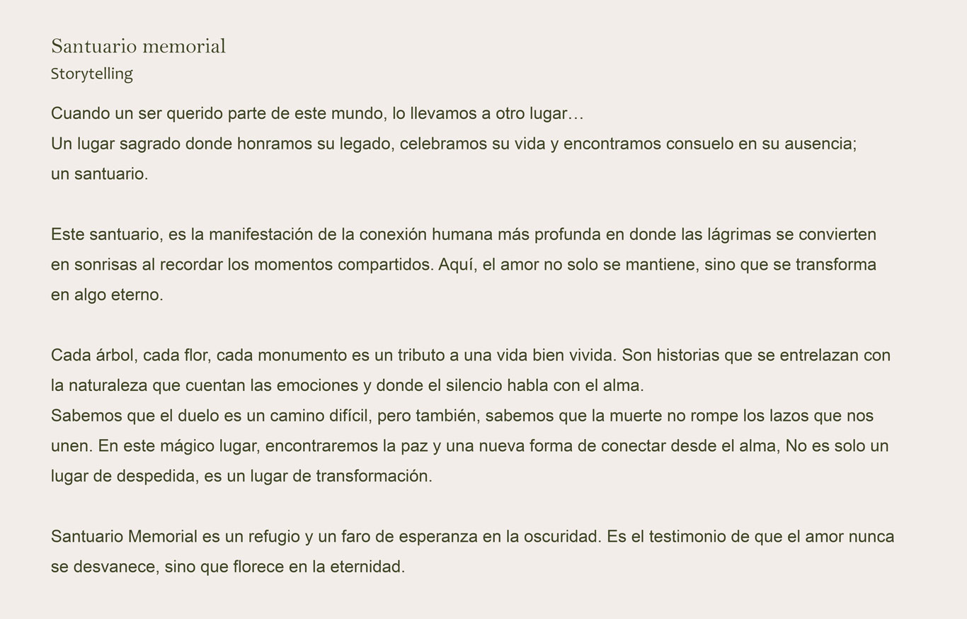 santuario memorial
